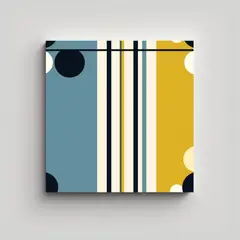 GENERICO - Pinturas Decorativas De Plato Vertical En Tonos 60x60 Cm