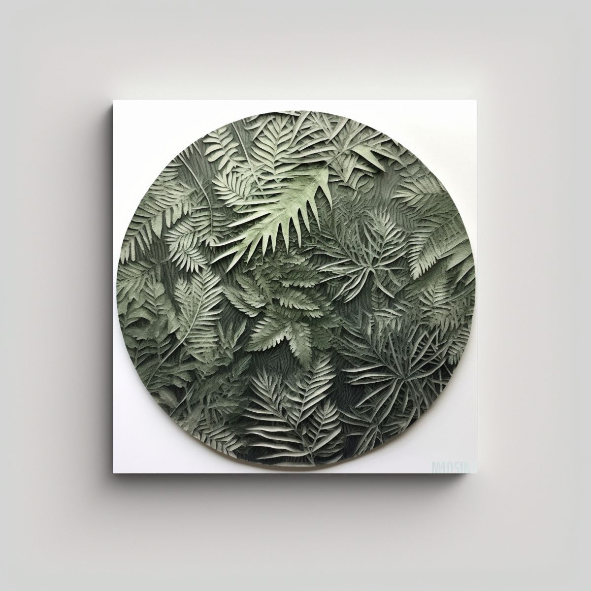 GENERICO - Pintura Decorativa Con Plantillas De Flores En 60x60 Cm
