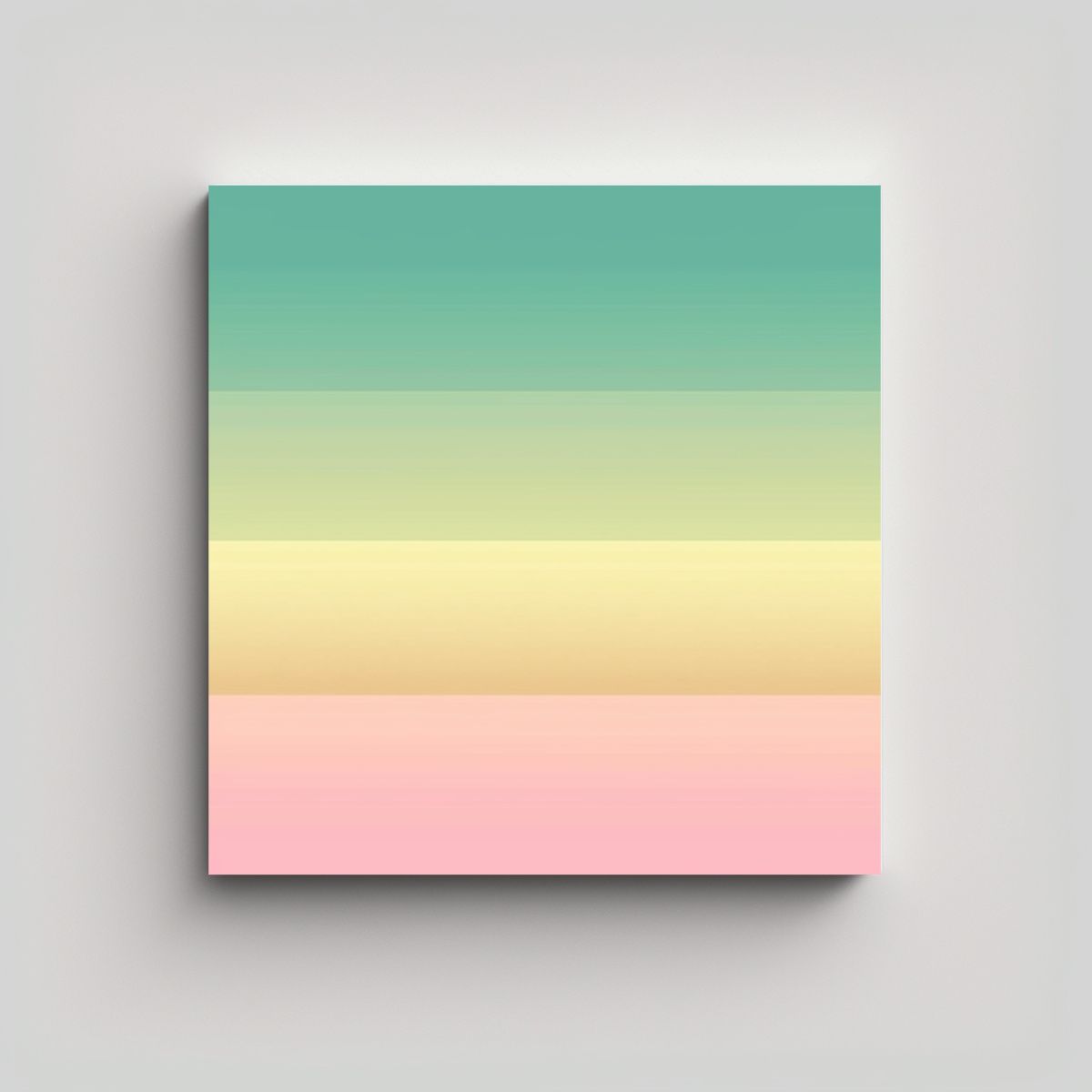 GENERICO - Diseño Adorable Degradado Pastel En Cuadro 70x70 Cm