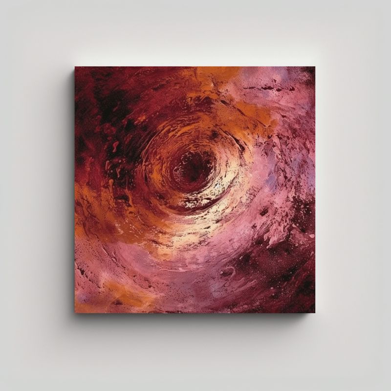 GENERICO - Pintura Decorativa Abstracta Moderna De Alta 70x70 Cm