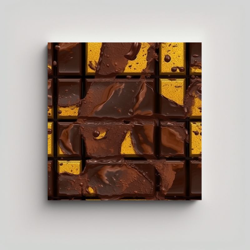 GENERICO - Pinturas Decorativas Estilo Años 00 En Textura 50x50 Cm