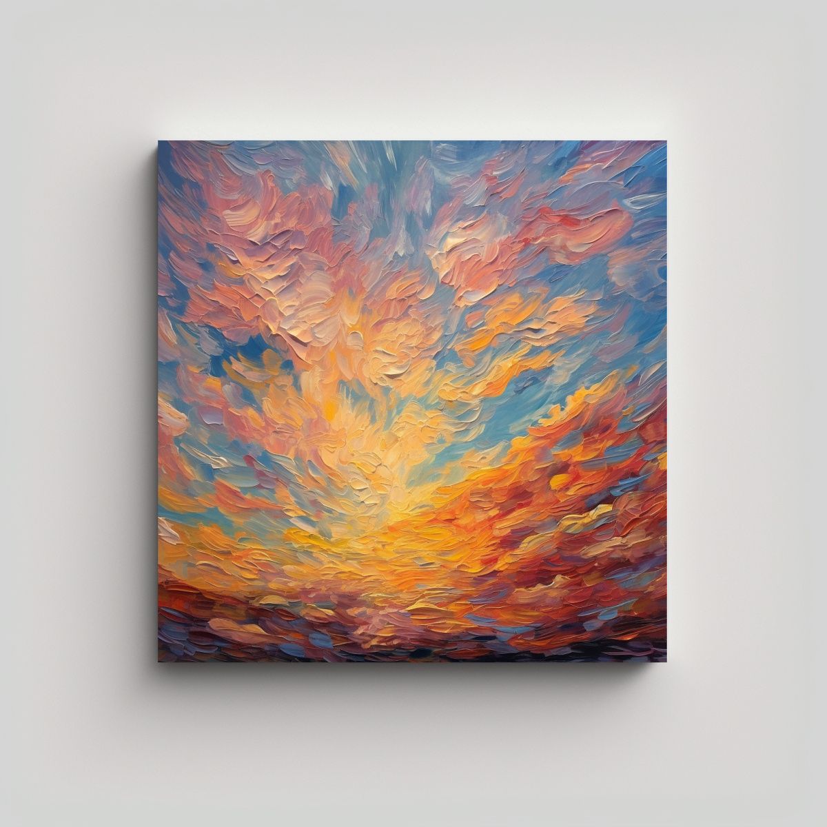 GENERICO - Cuadros De Pared Impresionismo Elegancia En El 70x70 Cm