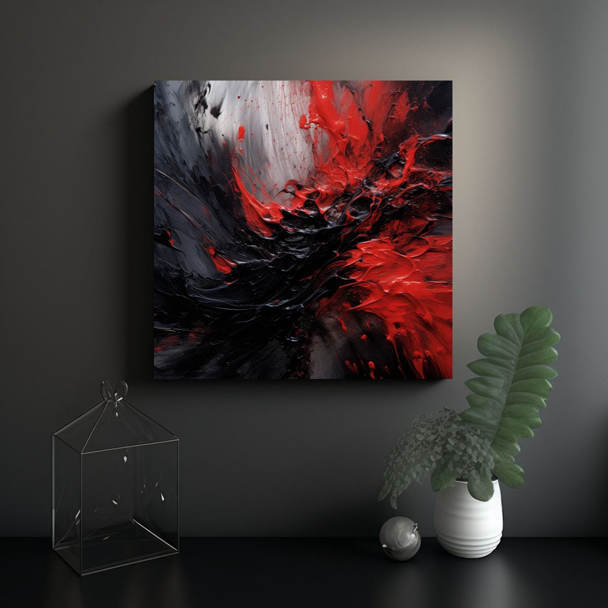 GENERICO - Pinturas Decorativas Abstractas De Arte 50x50 Cm