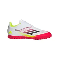 ADIDAS - Zapatos de Fútbol F50 Club Cierre por Contacto Pasto Sintético Niños