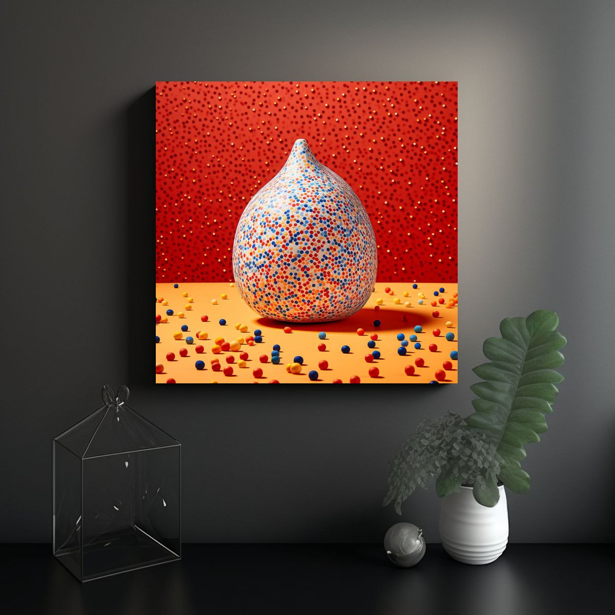 GENERICO - Cuadro Fotografía Decorativa Cerámica 60x60 Cm