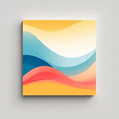 GENERICO - Diseño Clásico De Gradación De Expresión Con 80x80 Cm