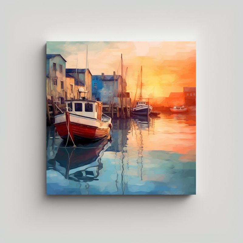 GENERICO - Pinturas Decorativas Modernas De Canva Para 90x90 Cm