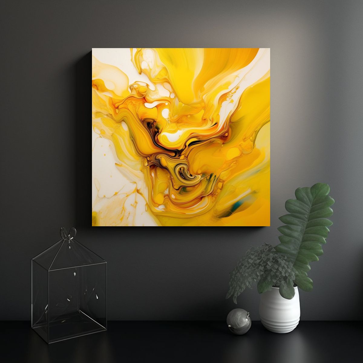 GENERICO - Arte Sensible Colores Y Diseños Vívidos Y 70x70 Cm