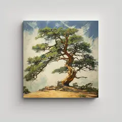 GENERICO - Pintura Abstracta De Arte Callejero De Una 50x50 Cm