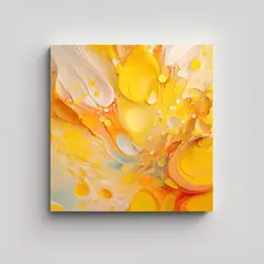 GENERICO - Pinturas Decorativas Con Coloridos Vivos Y 70x70 Cm