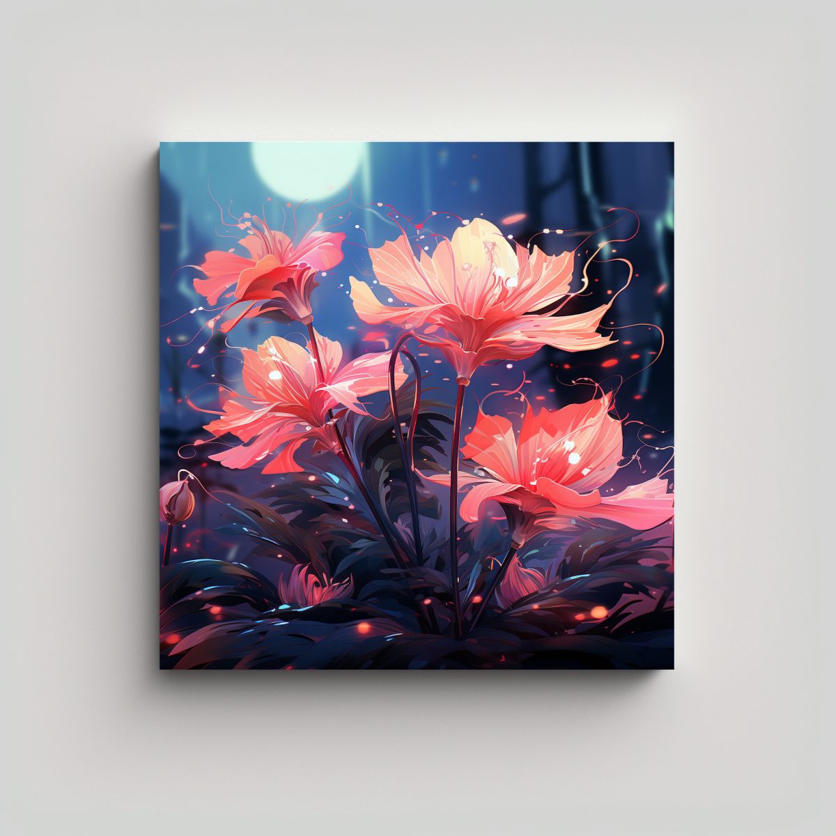 GENERICO - Cuadro De Decoración Colorido Con Hierbas De 90x90 Cm