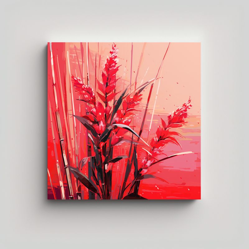 GENERICO - Pinturas Decorativas Calidos Belleza De Canva En 80x80 Cm
