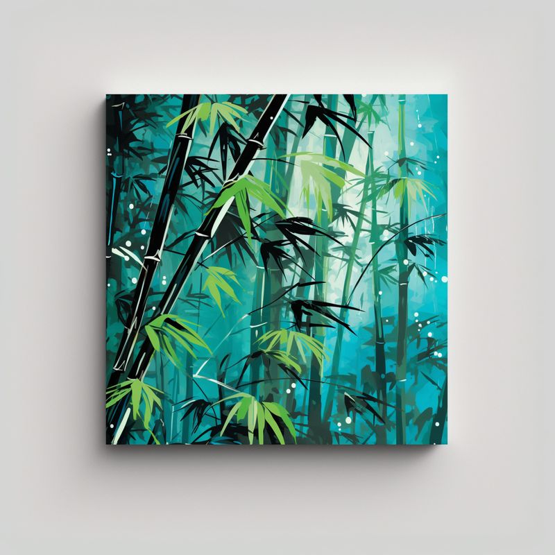 GENERICO - Cuadro De Decoración Temática De Plantas De 90x90 Cm