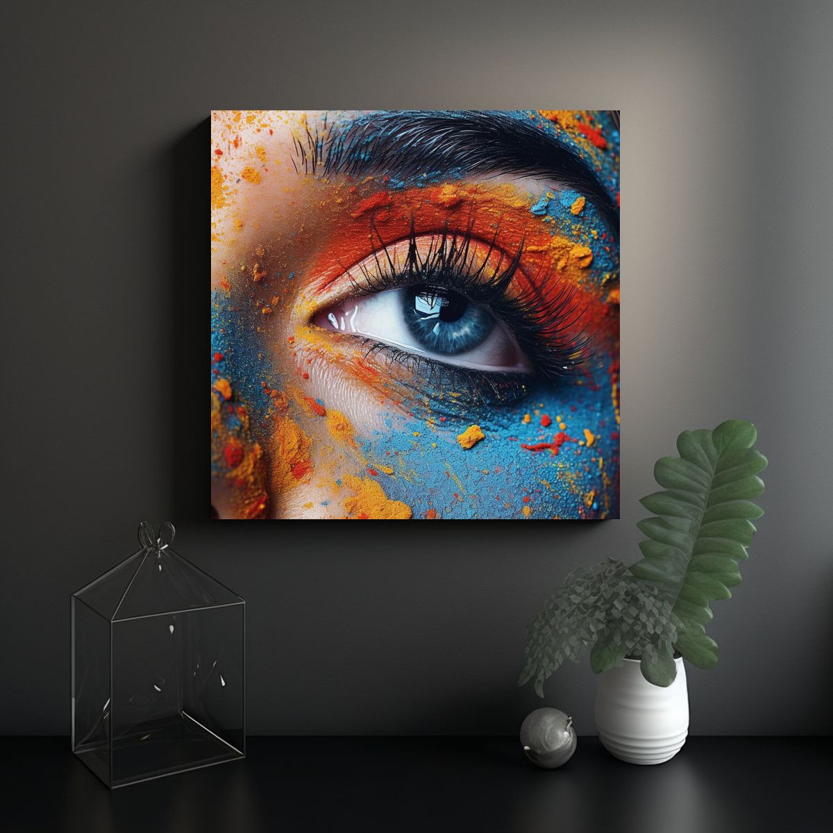 GENERICO - Cuadros Decorativos Con Efecto De Luz En 80x80 Cm