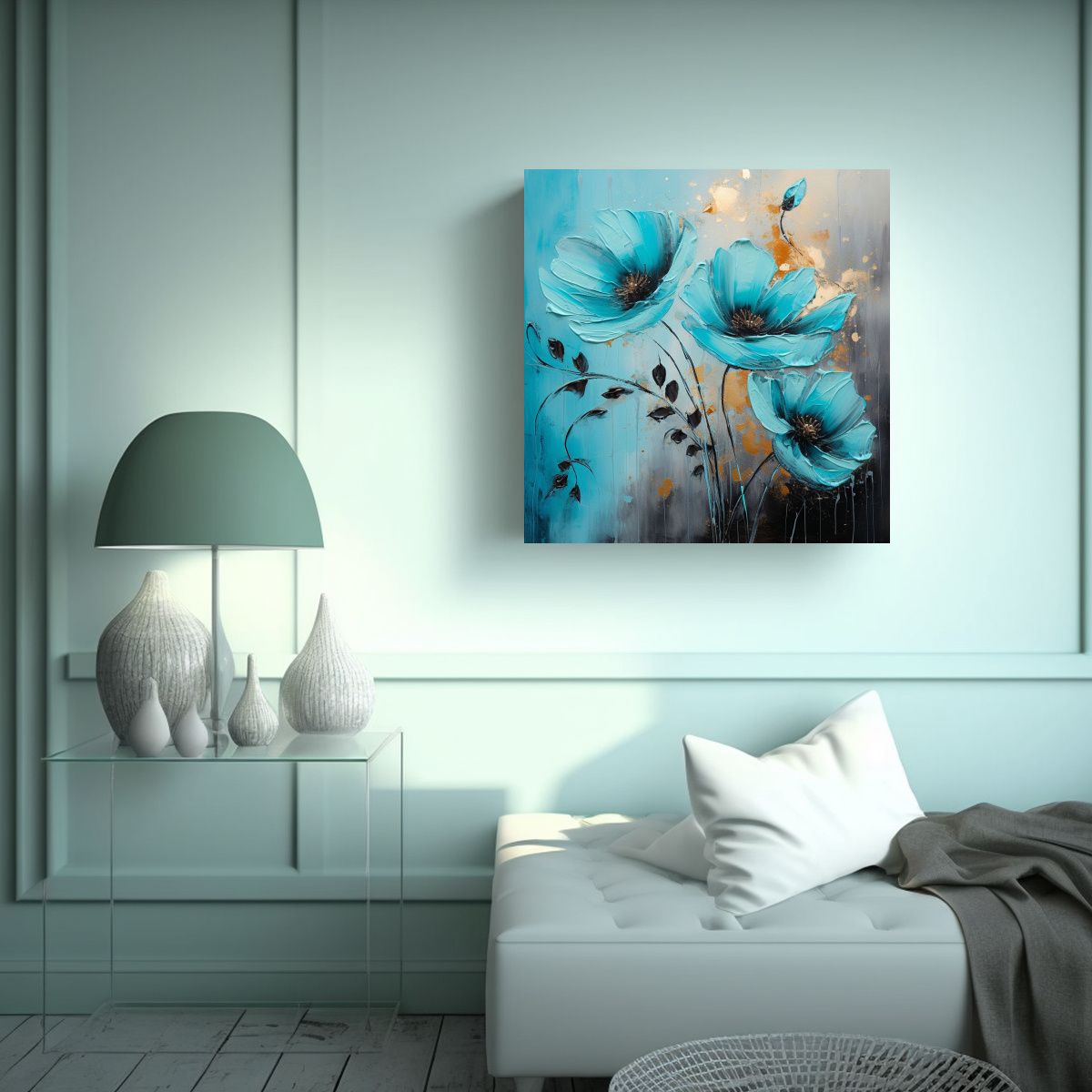 GENERICO - Lienzo Inspiración Sensibilidad Artística 80x80 Cm