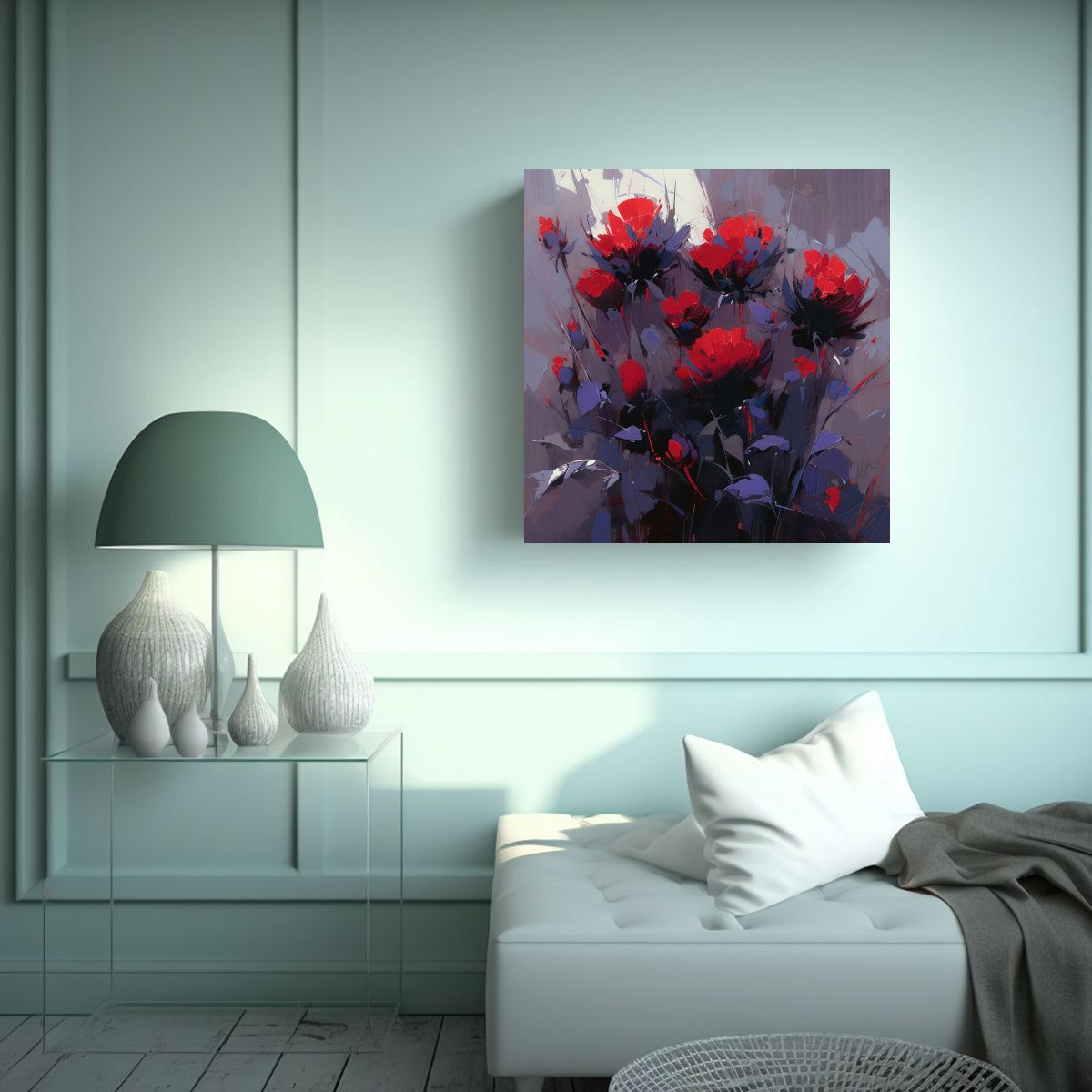 GENERICO - Tela En Bastidor Cuadrado Mágico Pintura De 50x50 Cm