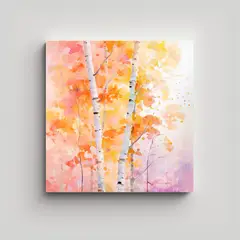 GENERICO - Lienzo De Tela De álamo Temblón En Colores 70x70 Cm