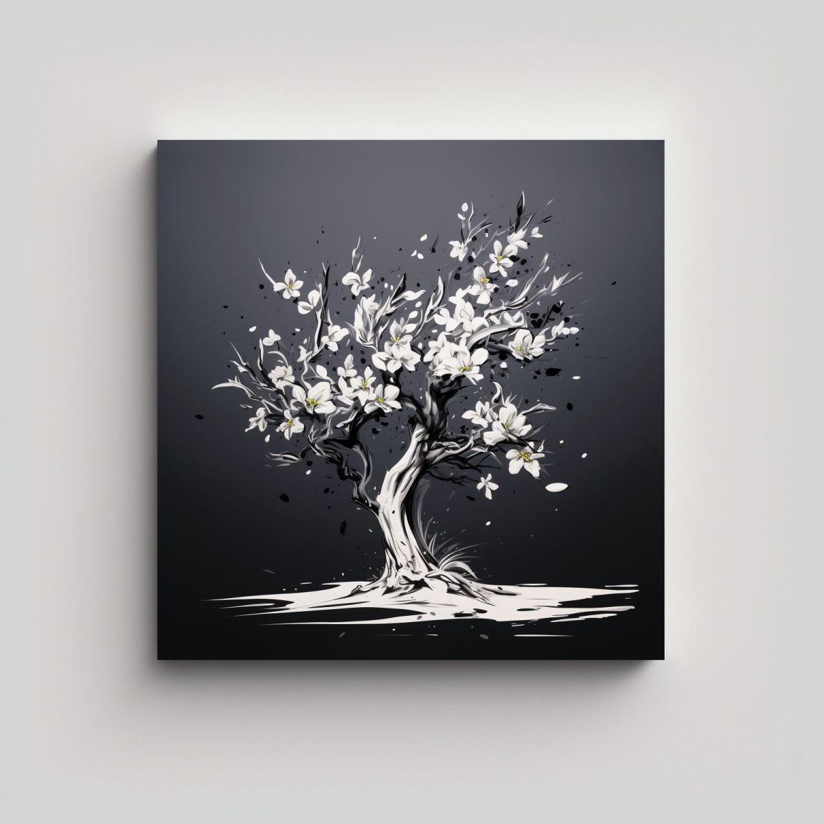 GENERICO - Cuadro Decorativo Lienzo Inspirador Árbol De 60x60 Cm