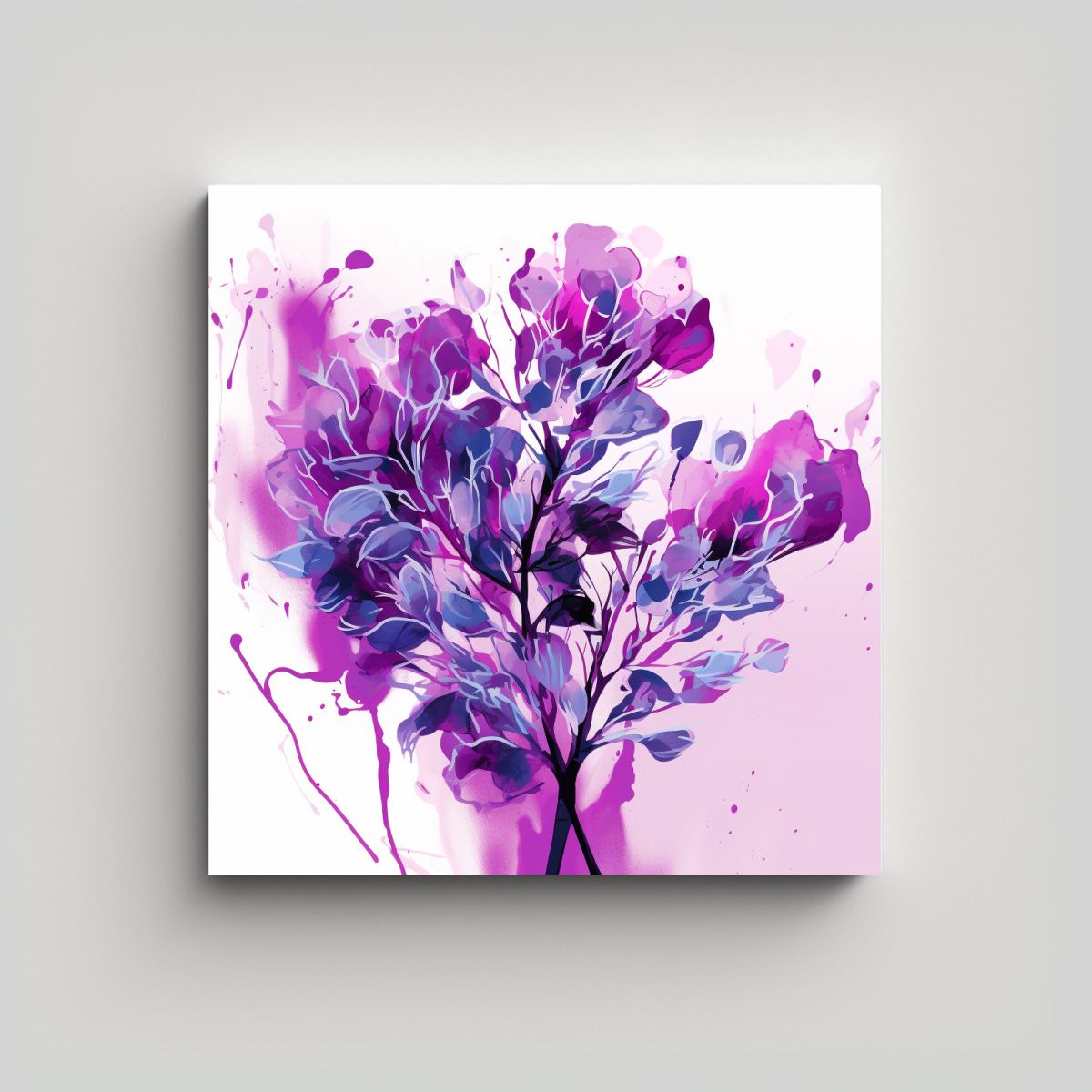 GENERICO - Intenso Contraste De Colores Púrpuras En Un 60x60 Cm