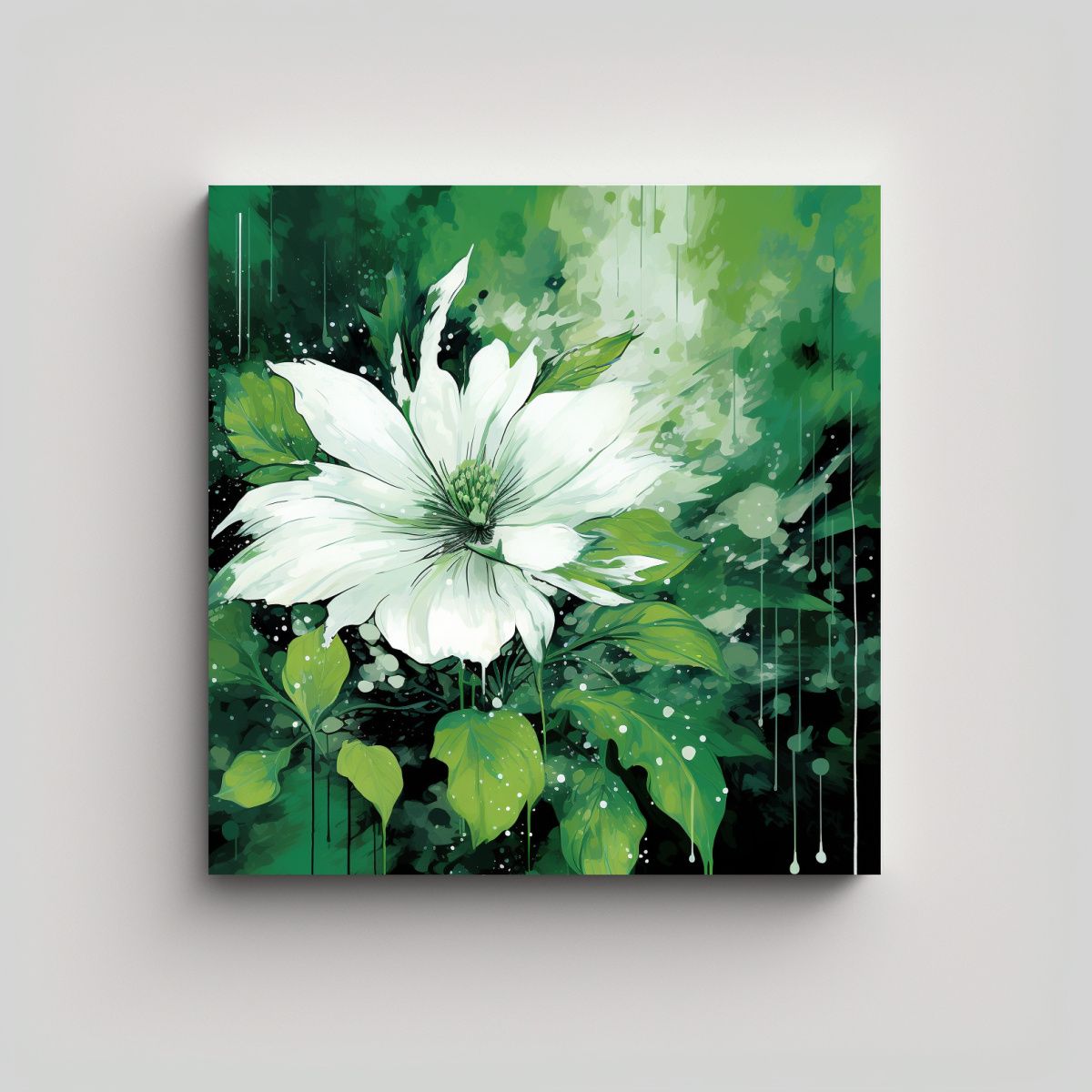 GENERICO - Pintura Decorativa Composición Equilibrada 90x90 Cm