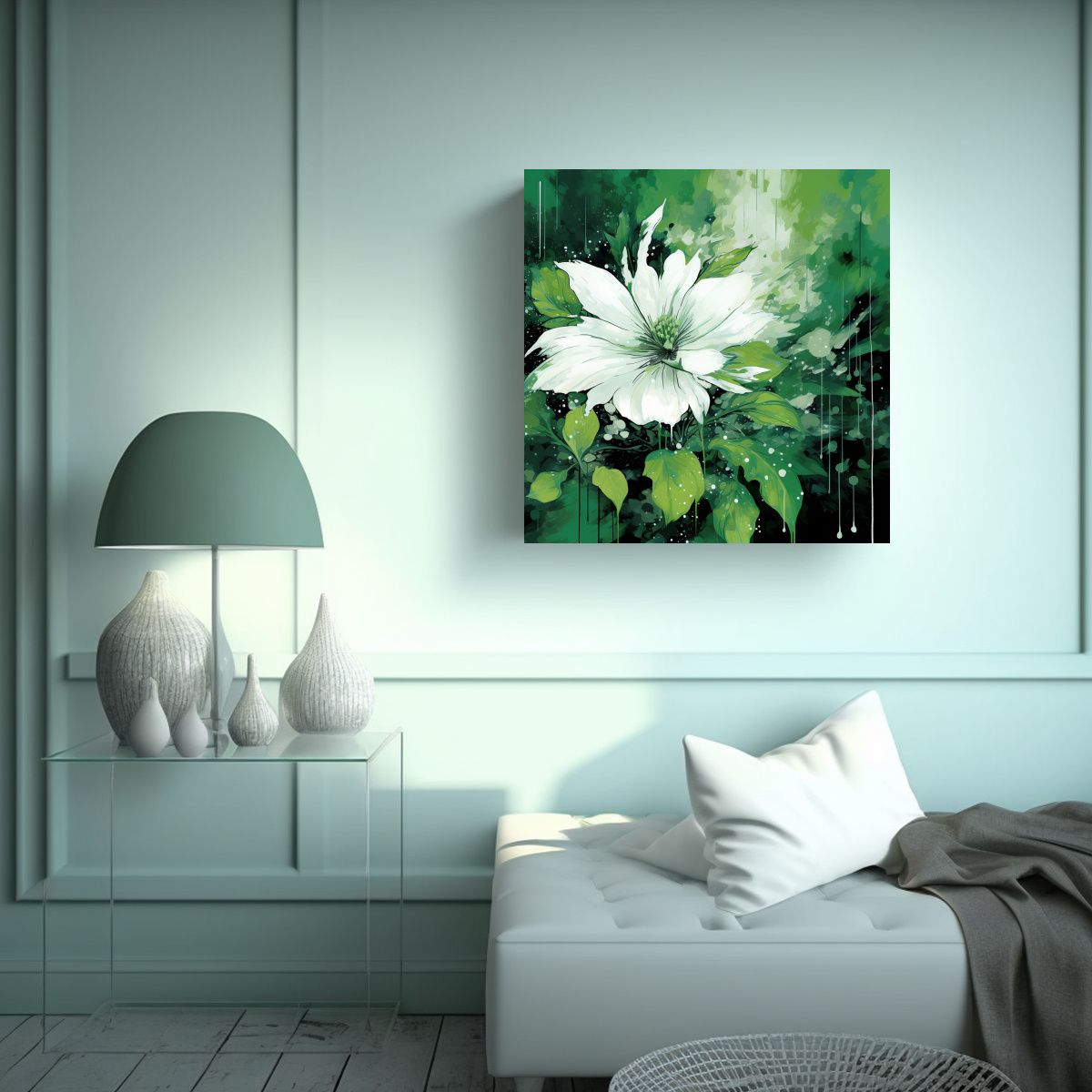 GENERICO - Pintura Decorativa Composición Equilibrada 90x90 Cm