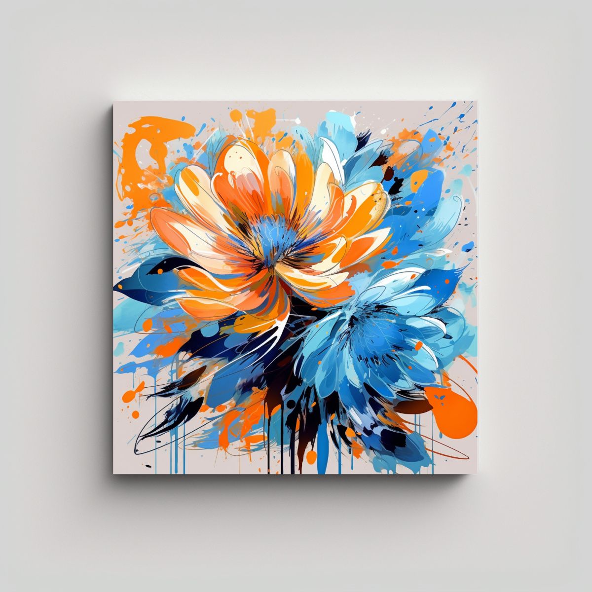 GENERICO - Pinturas Decorativas Estilo Neonoir Escena 70x70 Cm