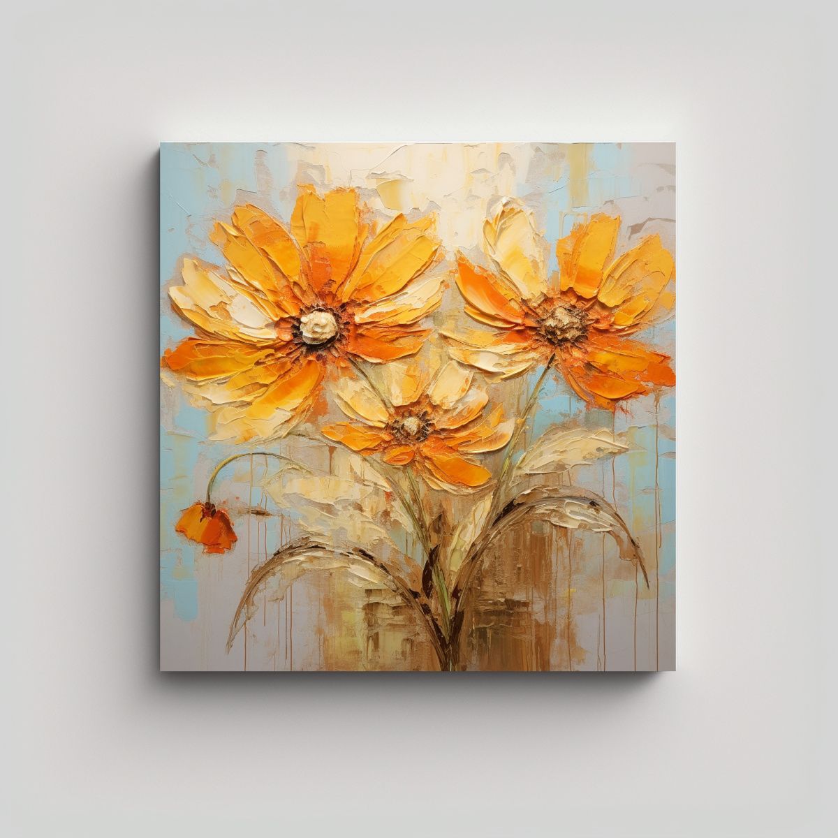 GENERICO - Cuadro Tela Sublimada Riqueza Visual En Colores 60x60 Cm