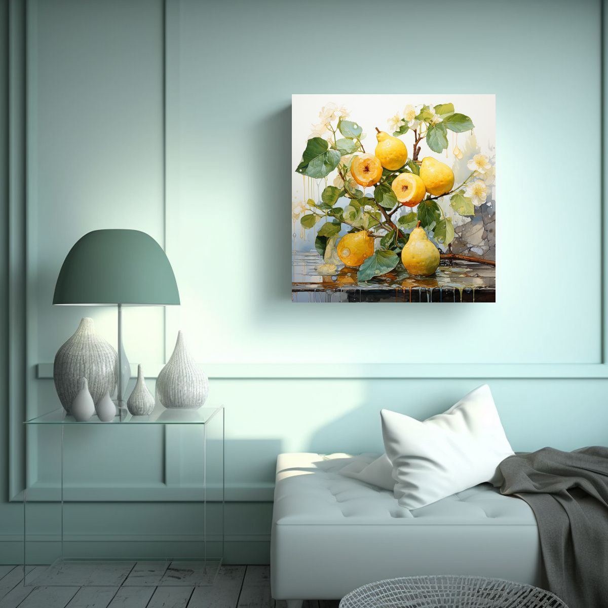 GENERICO - Cuadro Tela Sublimada Protagonismo Árbol 60x60 Cm