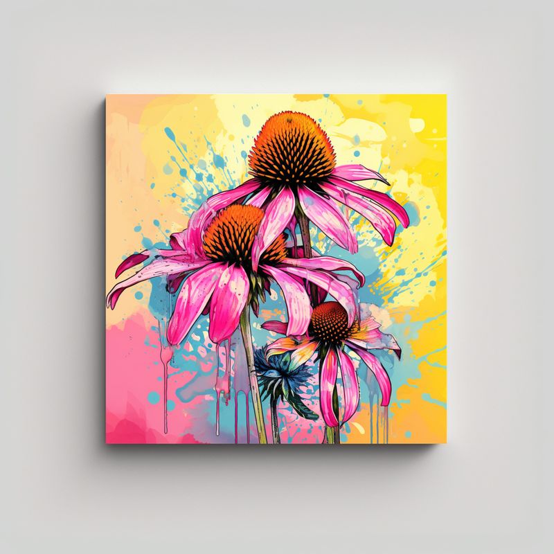 GENERICO - Pinturas De Decoración Con Movimiento Armonía 70x70 Cm