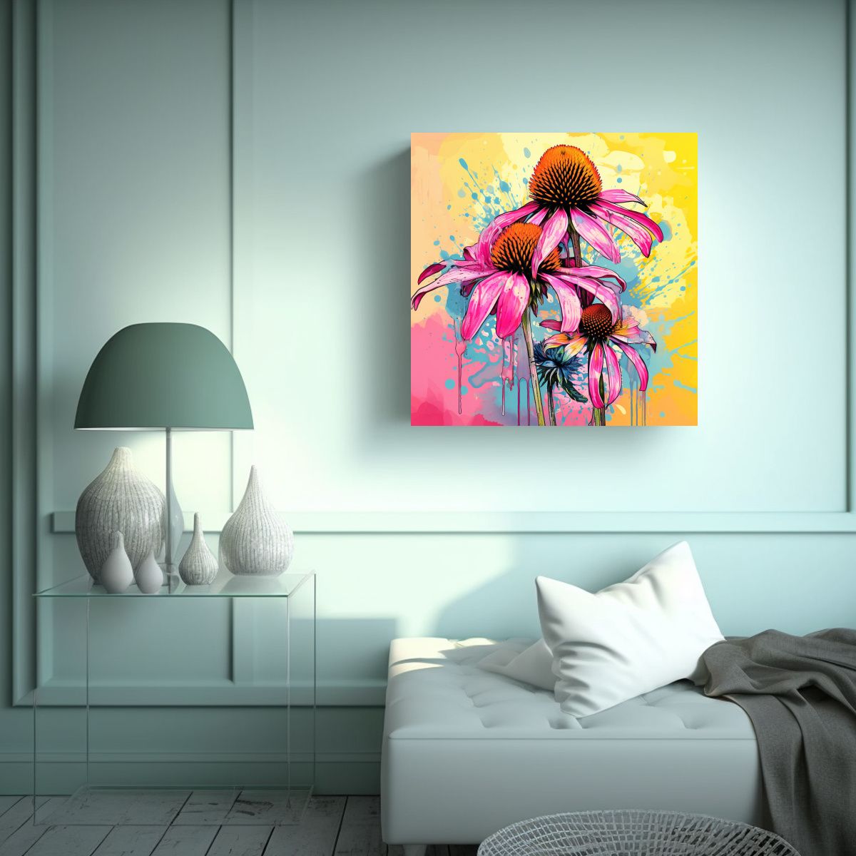 GENERICO - Pinturas De Decoración Con Movimiento Armonía 70x70 Cm