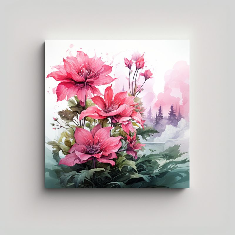 GENERICO - Pinturas Decorativas De Concepto De Arte Elegante 80x80 Cm