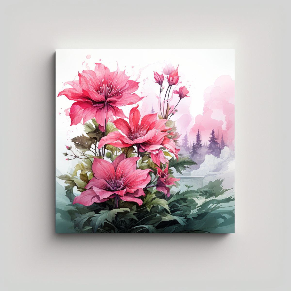 GENERICO - Pinturas Decorativas De Concepto De Arte Elegante 70x70 Cm