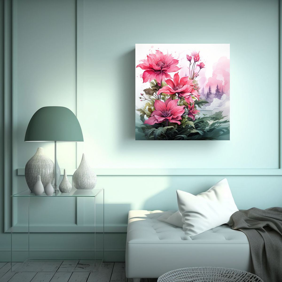 GENERICO - Pinturas Decorativas De Concepto De Arte Elegante 70x70 Cm