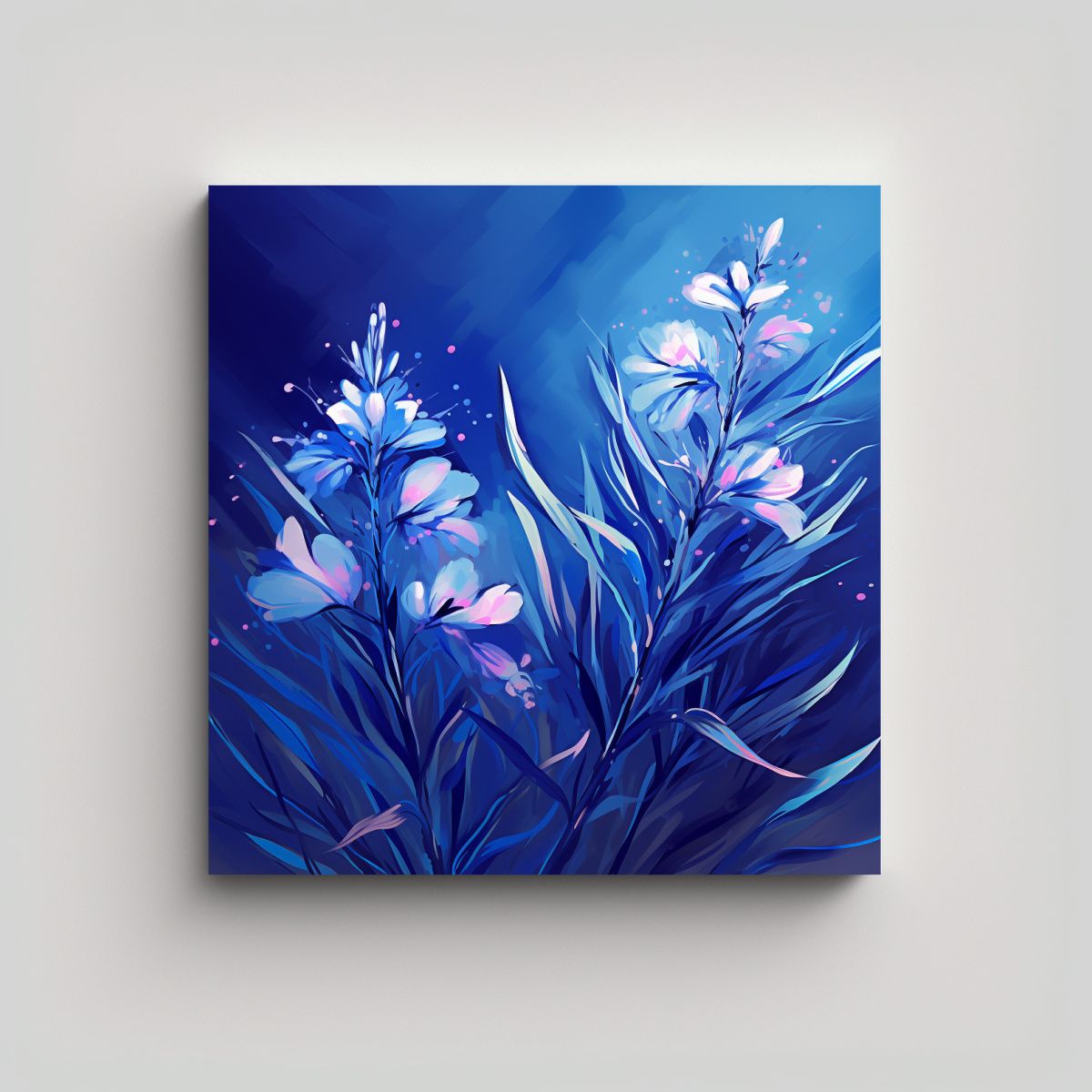 GENERICO - Cuadro Decorativo De Patrón Intenso Reflejo A 80x80 Cm