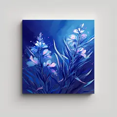 GENERICO - Cuadro Decorativo De Patrón Intenso Reflejo A 60x60 Cm