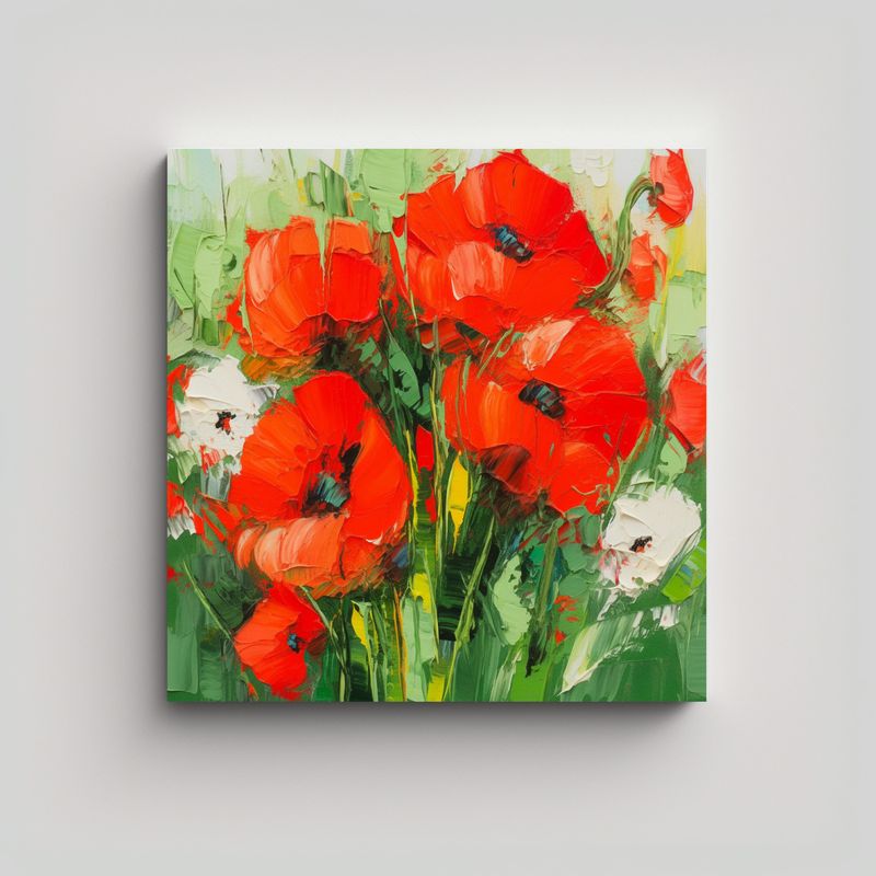 GENERICO - Pintura Decorativa En Lienzo Visión 70x70 Cm
