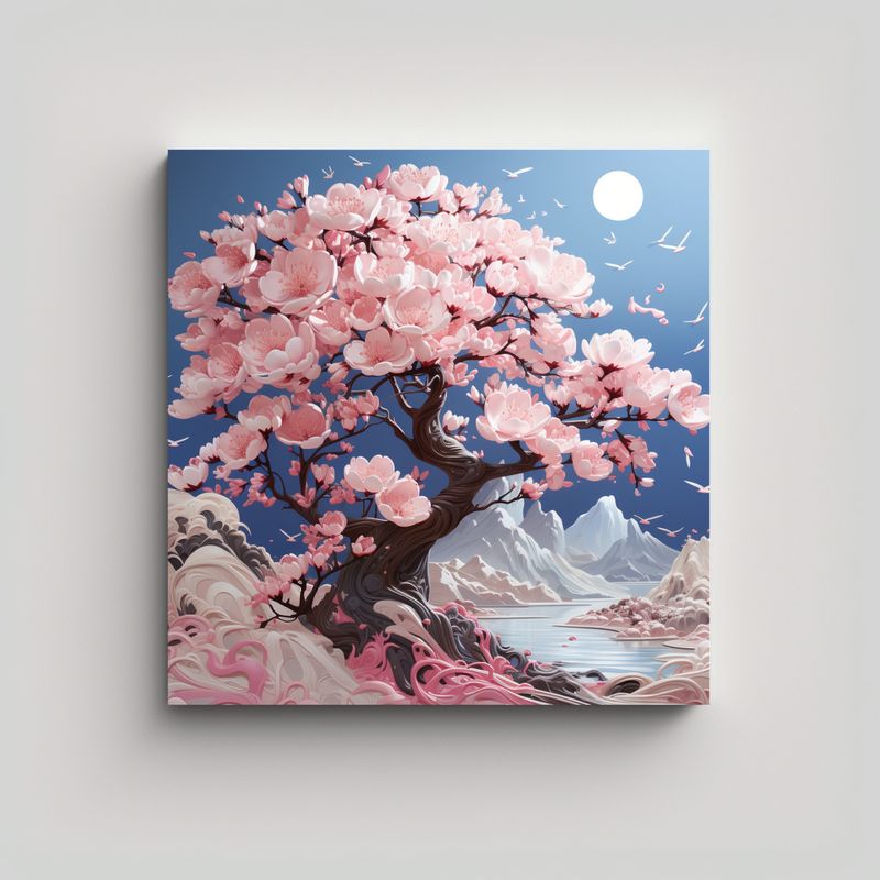GENERICO - Pinturas Decorativas De Lienzo Sublimado Con 60x60 Cm