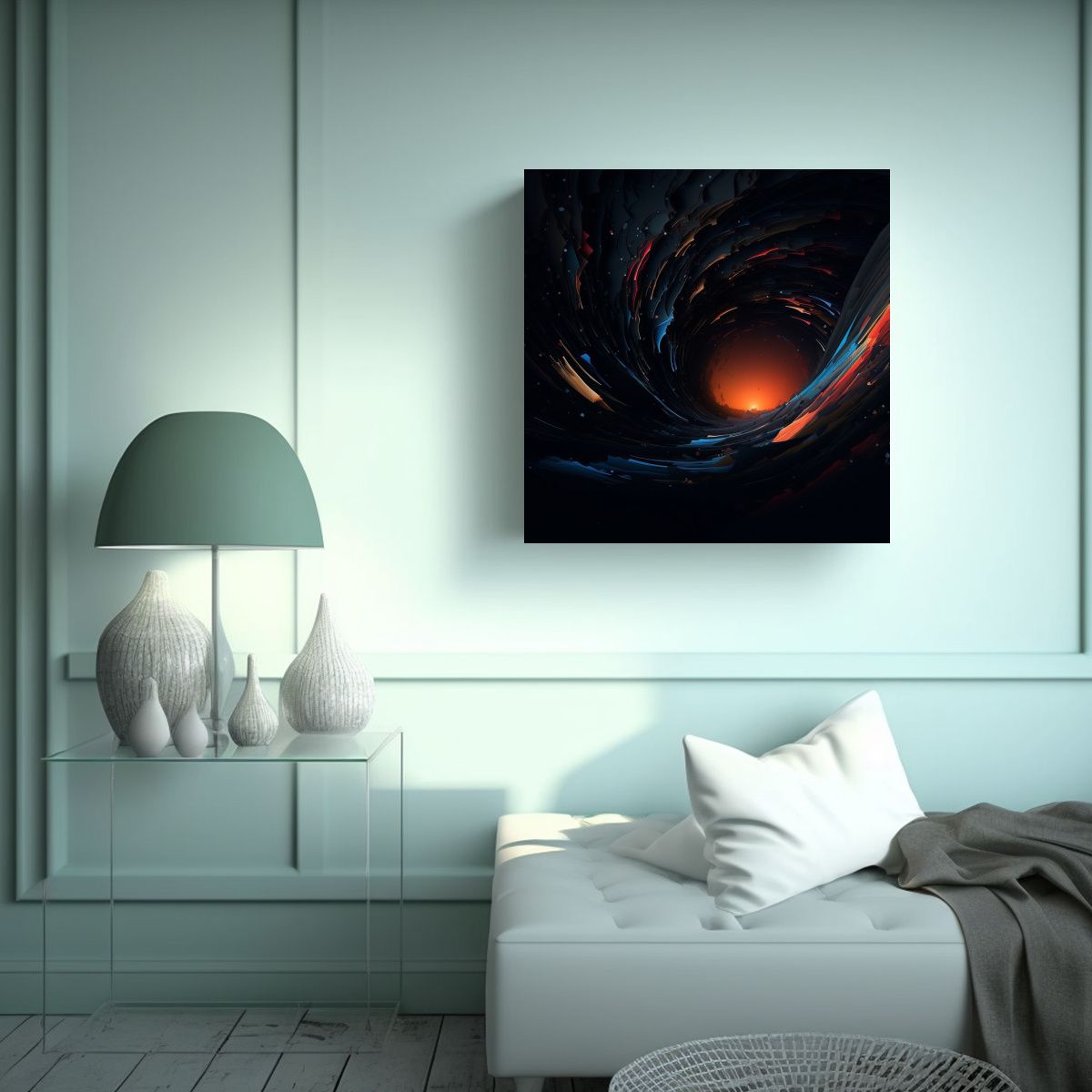 GENERICO - Arte De Pared Abstracto Para Google Chrome En 90x90 Cm