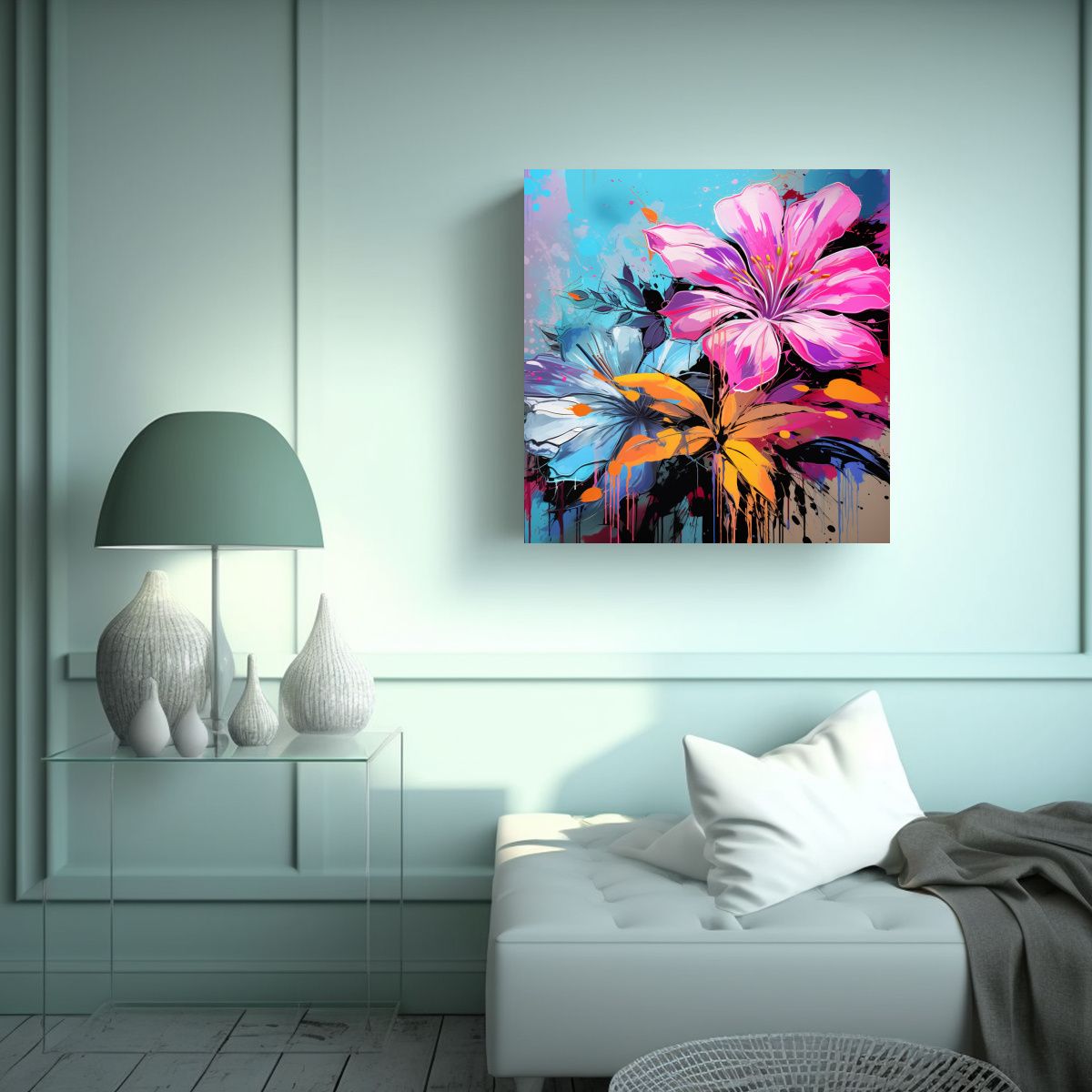 GENERICO - Pinturas Decorativas De Estilo Moderno Con 80x80 Cm