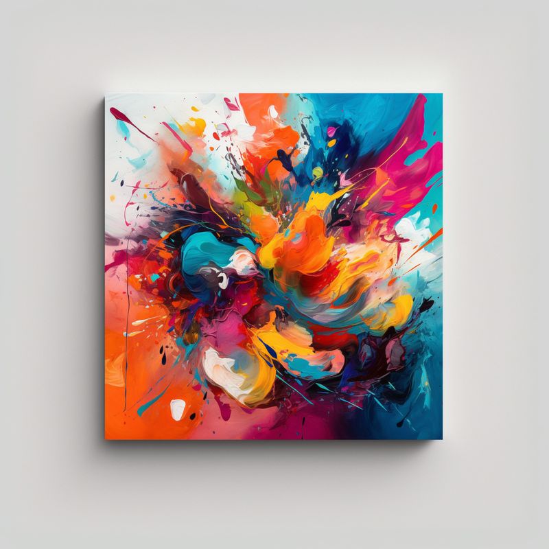 GENERICO - Cuadro Inspiración Refinado Representación 90x90 Cm