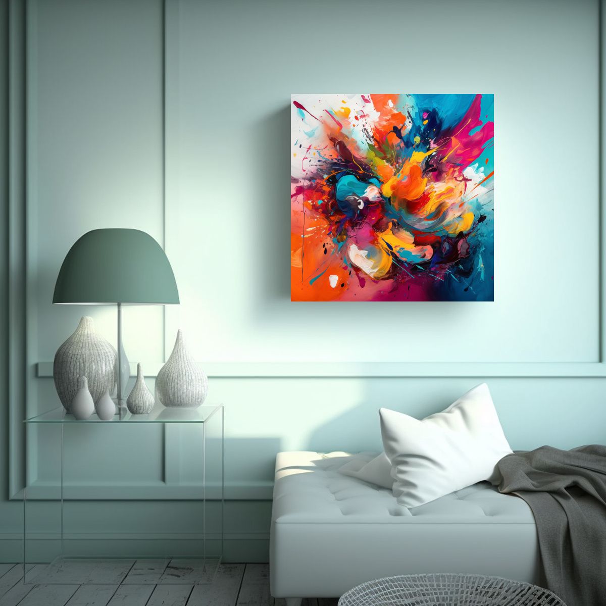 GENERICO - Cuadro Inspiración Refinado Representación 70x70 Cm