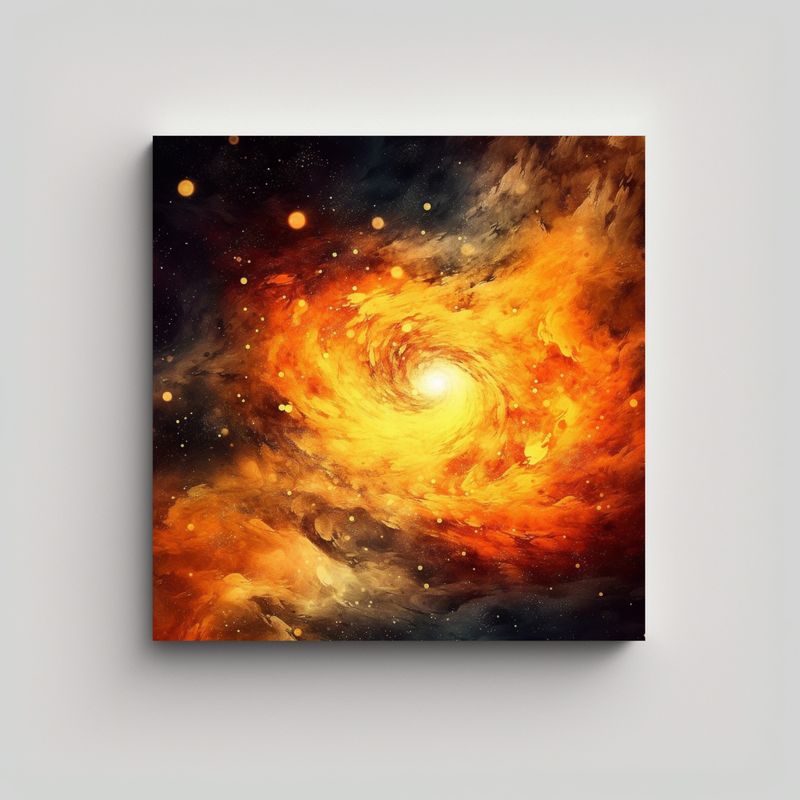 GENERICO - Pinturas Decorativas Arte Finas Líneas En 90x90 Cm