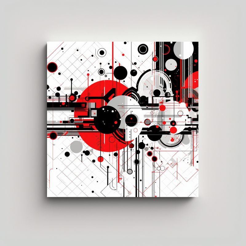 GENERICO - Pinturas Decorativas Minimalistas Con Tecnología 70x70 Cm