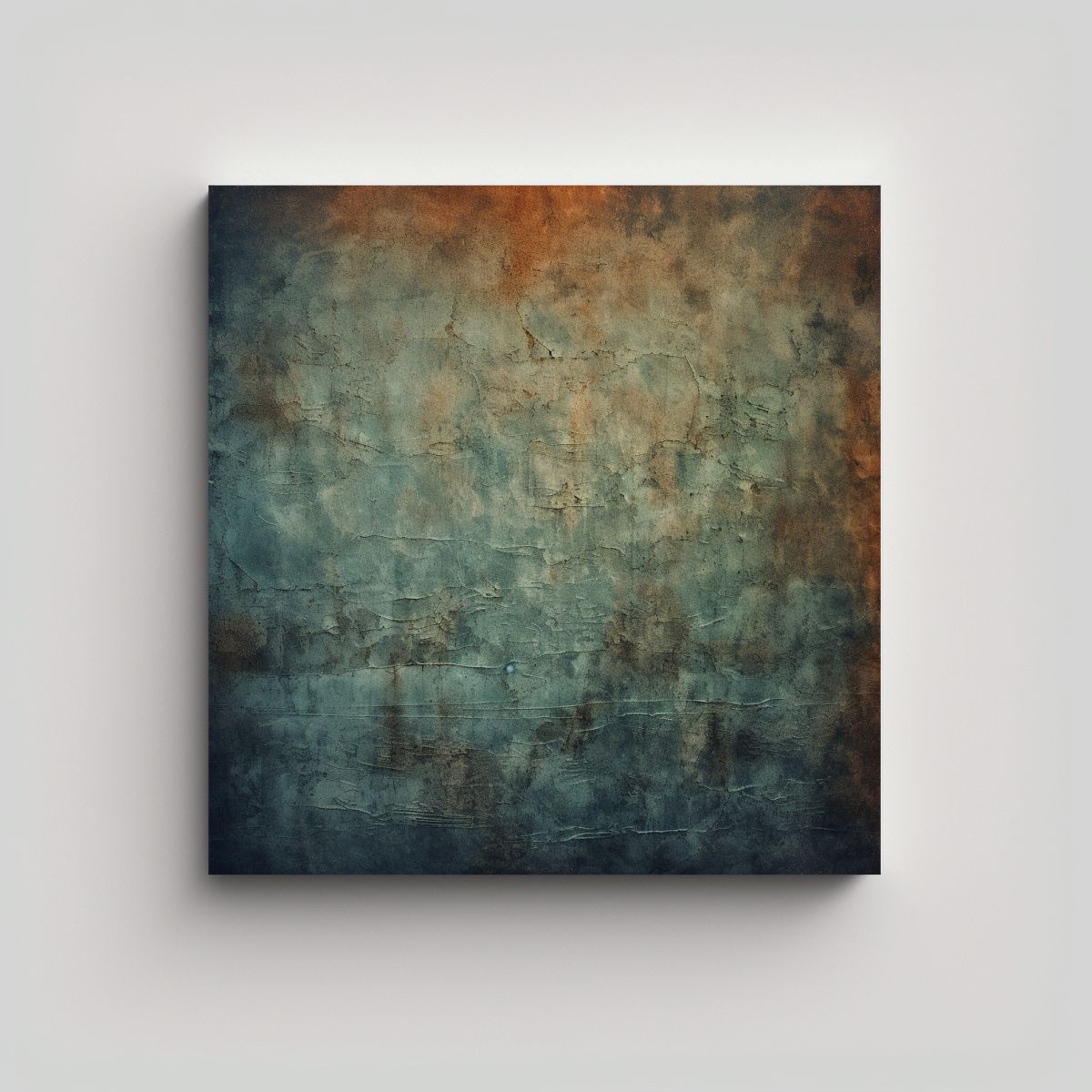 GENERICO - 1 Cuadro Creativa Espacio Textura Oscuro 80x80 Cm