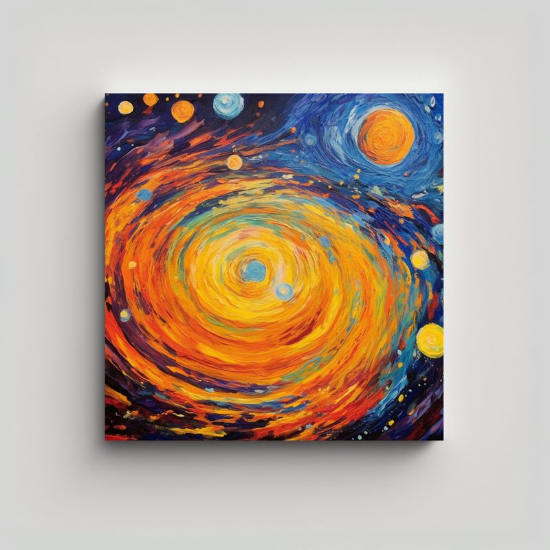GENERICO - Pintura Abstracta Personalidad Decorativa 60x60 Cm
