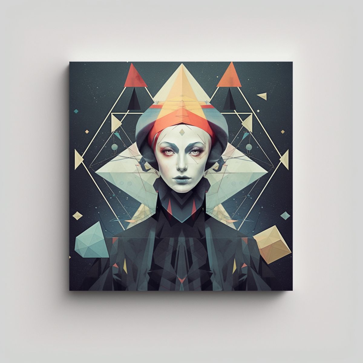 GENERICO - Pinturas De Arte De Pared Combinación King Con 70x70 Cm