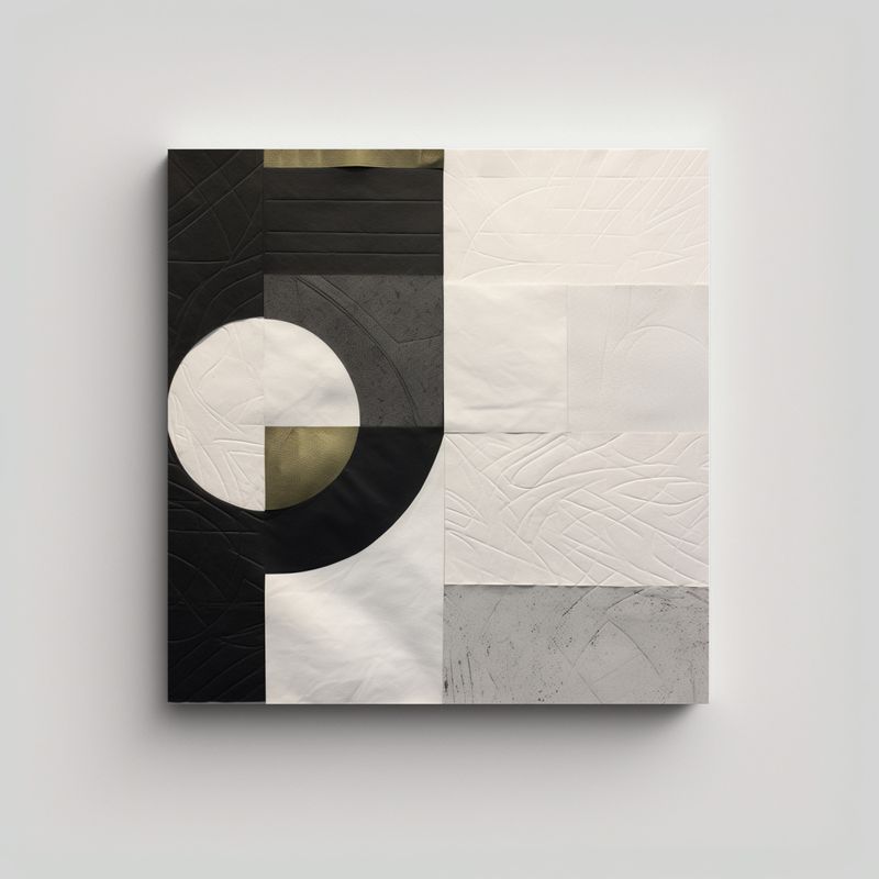 GENERICO - Pintura Decorativa De Composición Visual De 60x60 Cm
