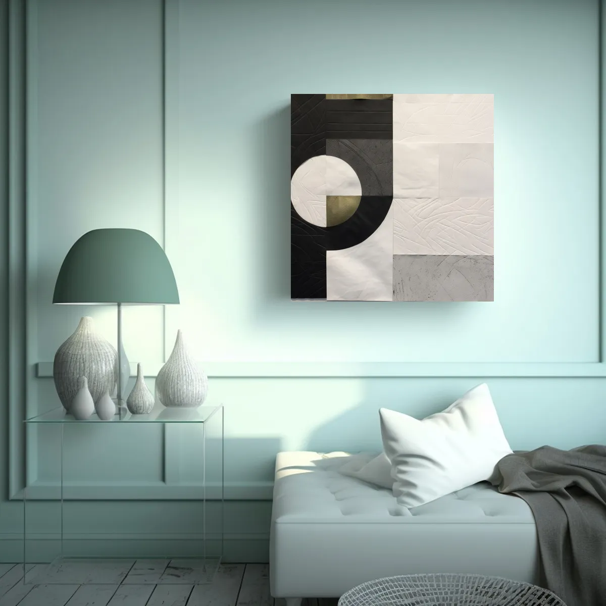 GENERICO - Pintura Decorativa De Composición Visual De 60x60 Cm