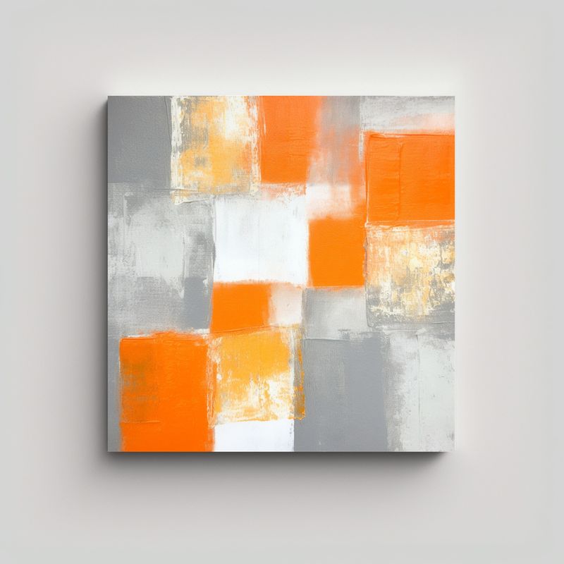 GENERICO - Pintura Decorativa Estilo Vintage Con Efecto 80x80 Cm