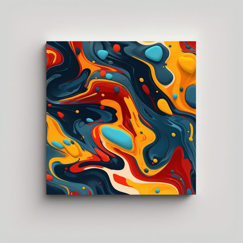 GENERICO - Pintura Decorativa Fluidart Relieve Fondo 60x60 Cm